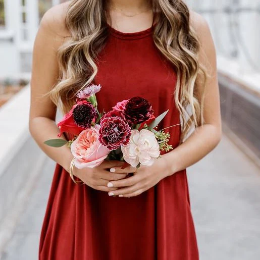 Pinks and Berries Full DIY Bridal and 4-5 Bridesmaid Bouquets - Image 3