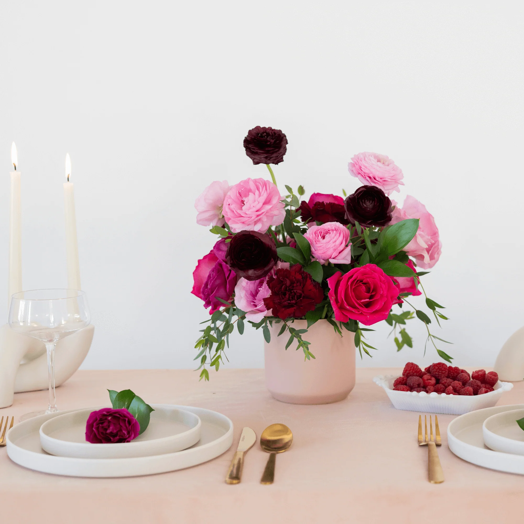 Pinks and Berries Premade Plus - 8 Centerpieces
