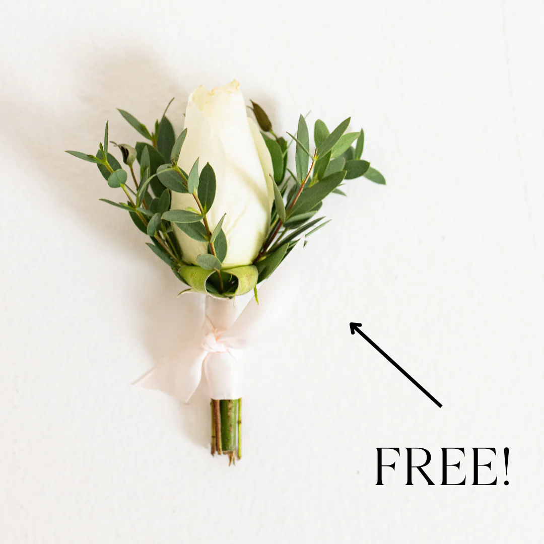 Cream Prom Set - Bouquets and Boutonnieres - Image 3