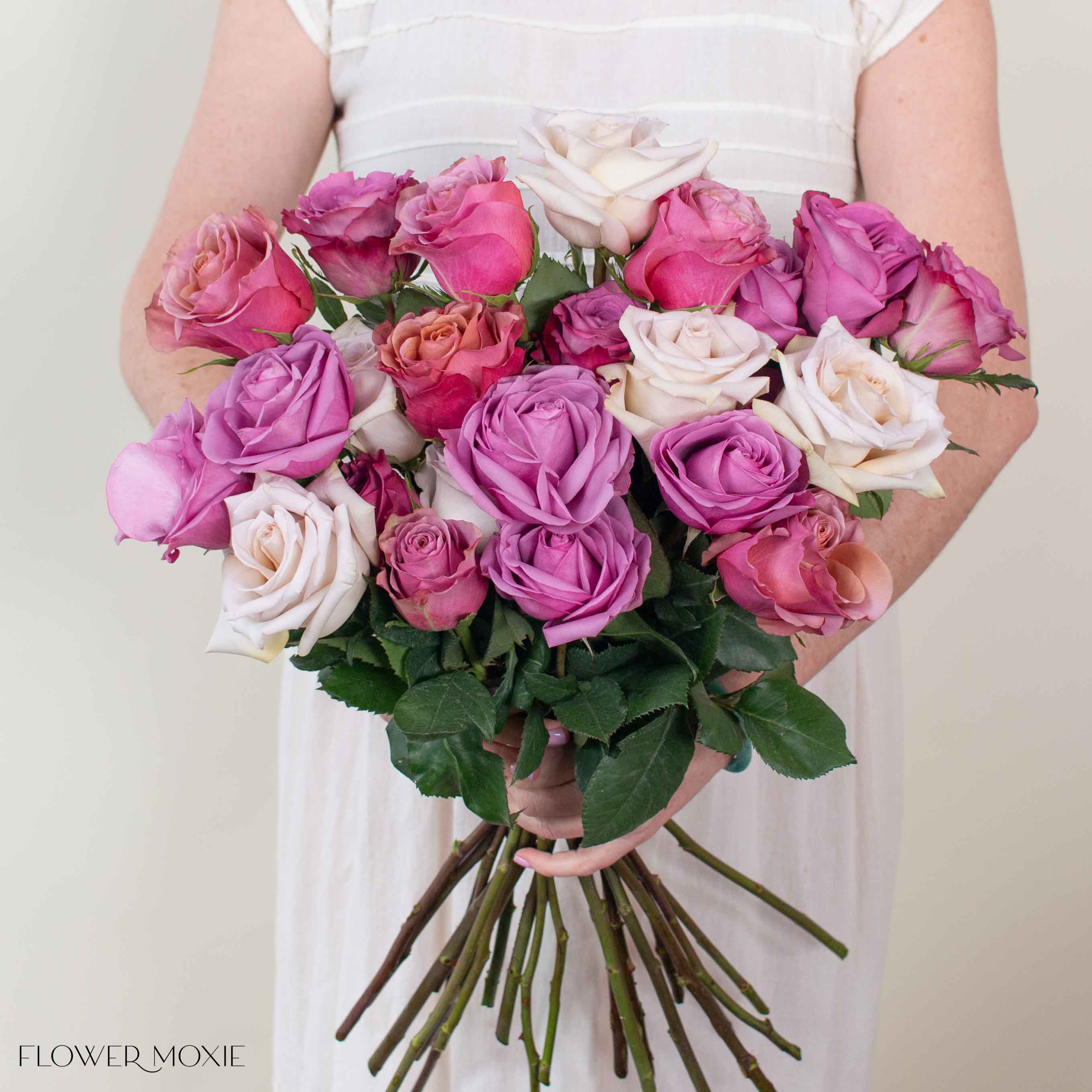 Purple Garden Rose Mix