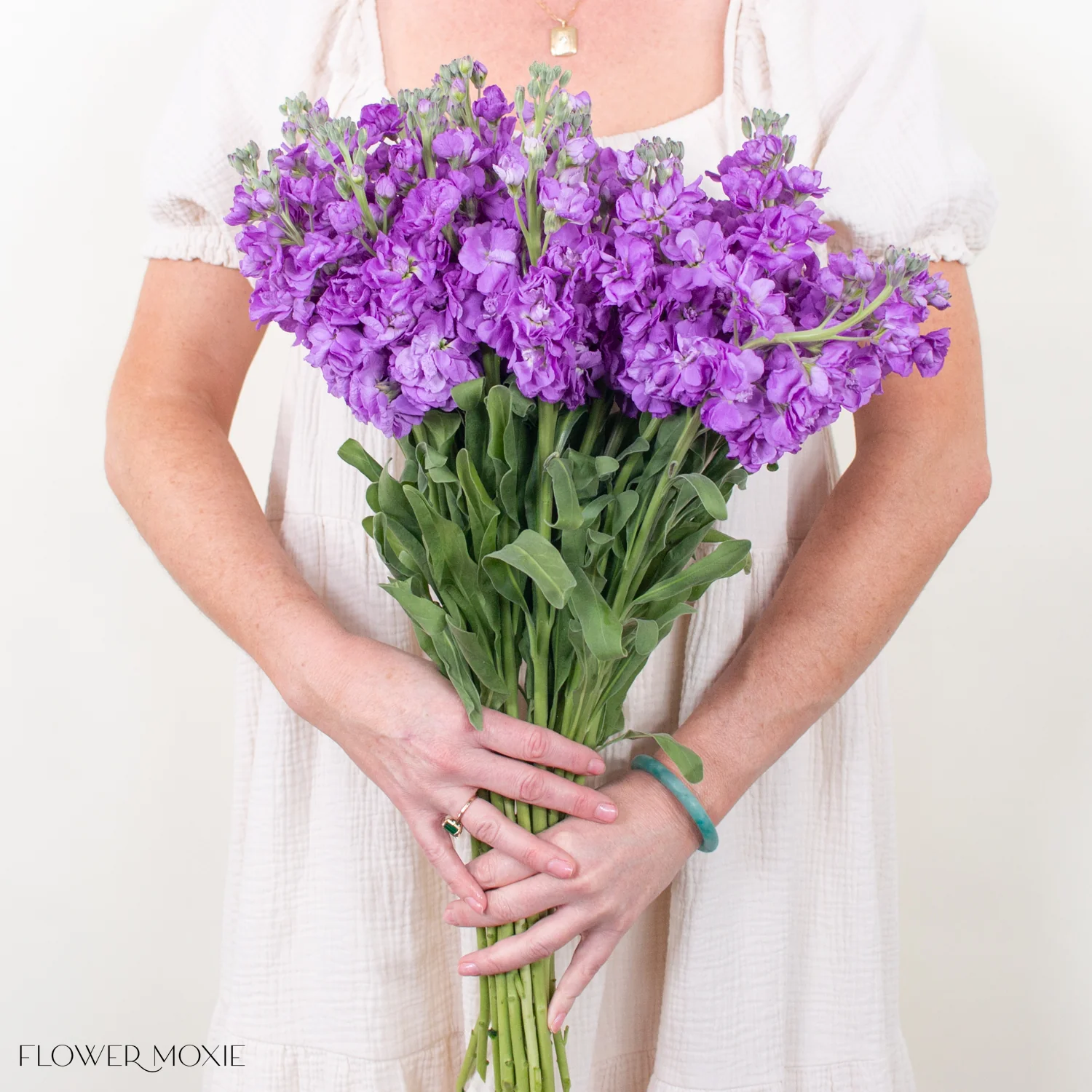 Purple Stock Flower - Image 5