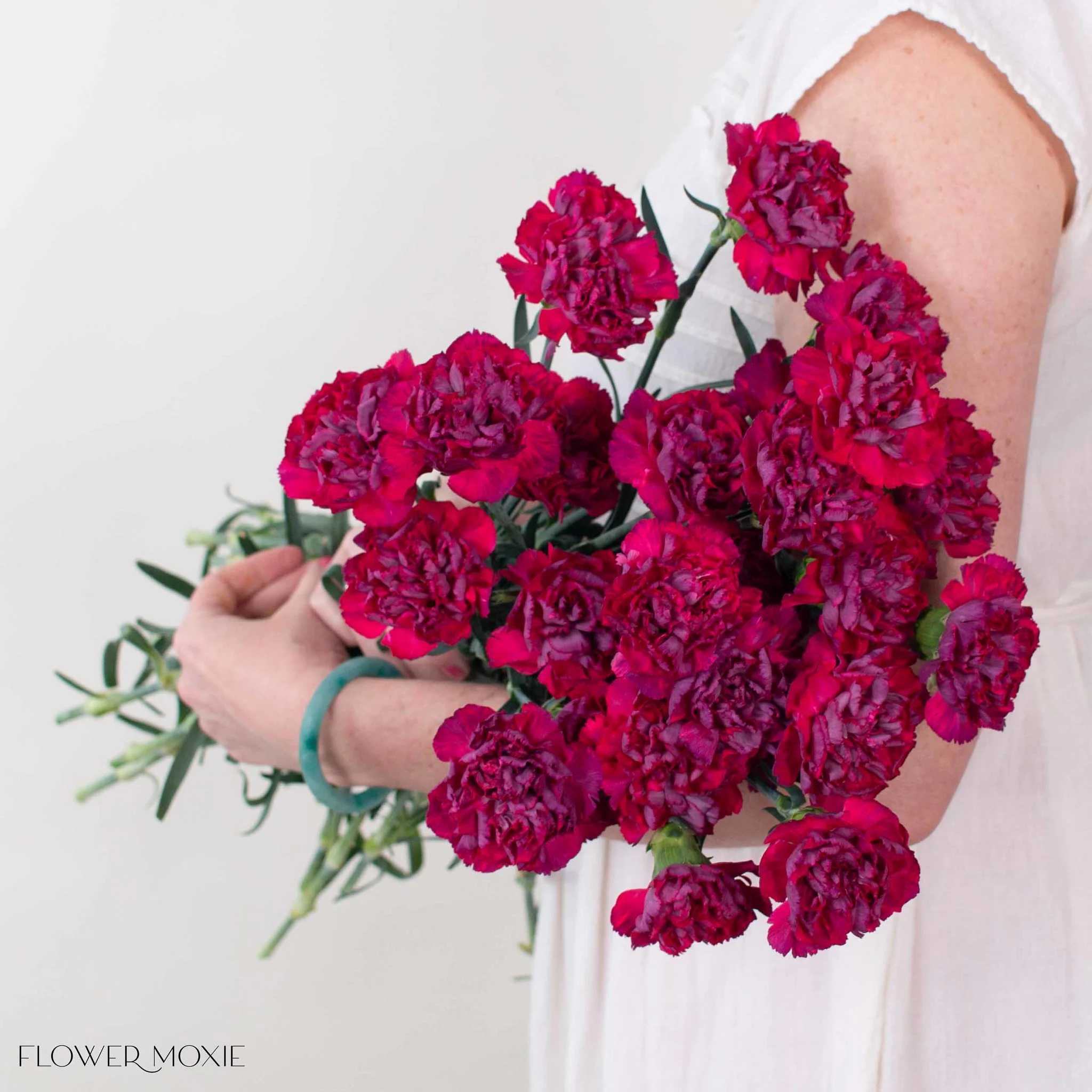Raspberry Plum Carnation Flower - Image 3