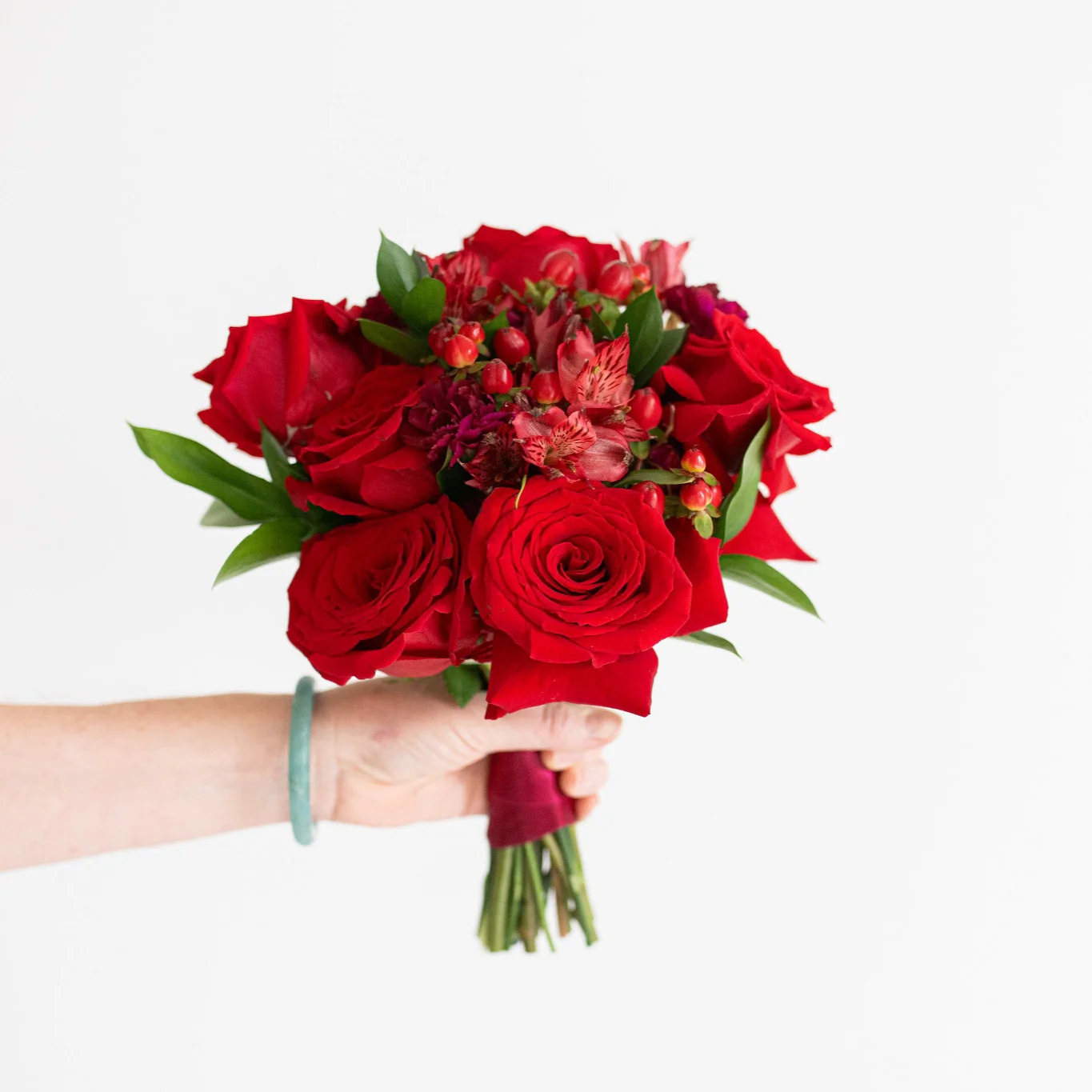 Red Prom Set - Bouquets and Boutonnieres - Image 4