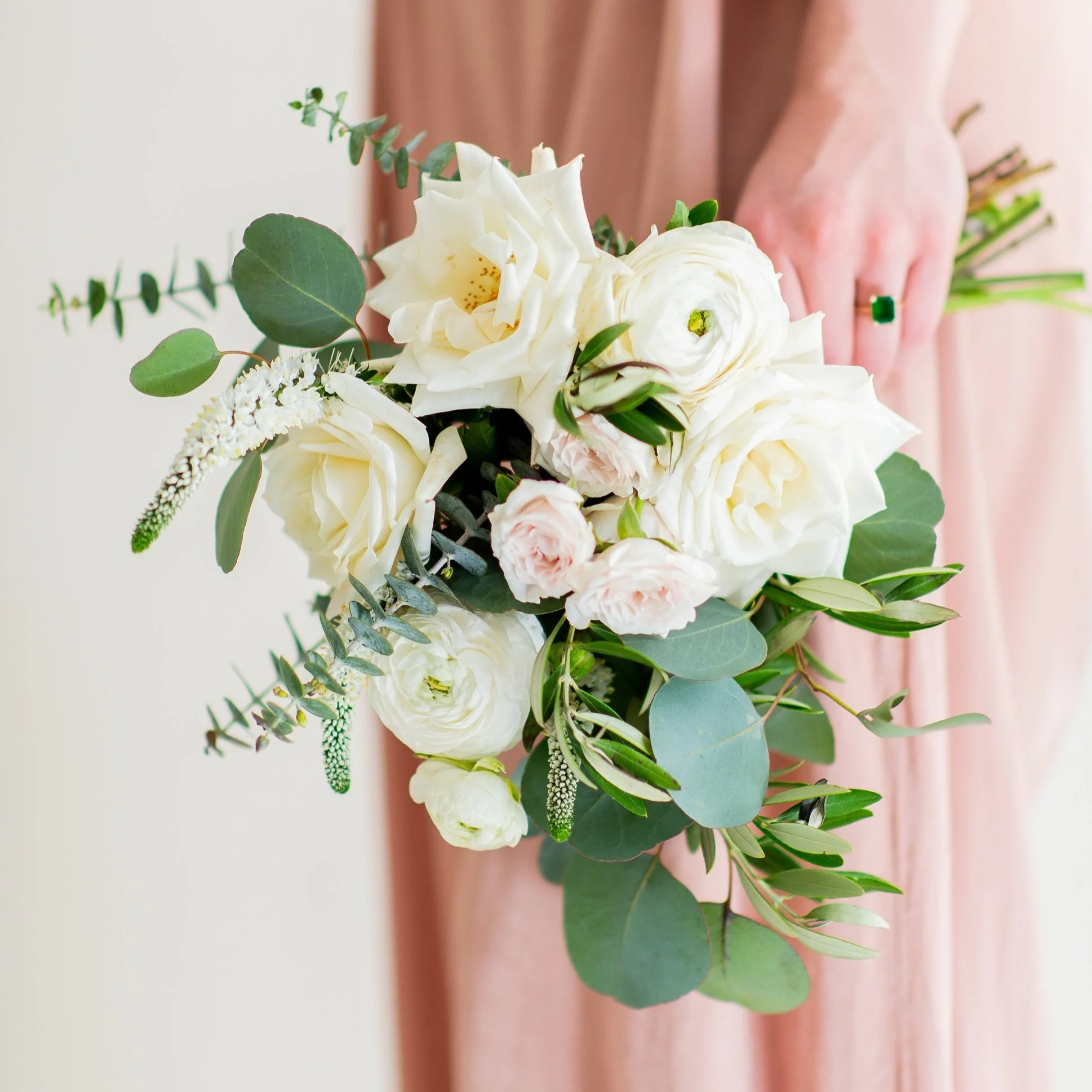 Cream and Sage Full DIY Bridal and 4-5 Bridesmaid Bouquets - Image 3