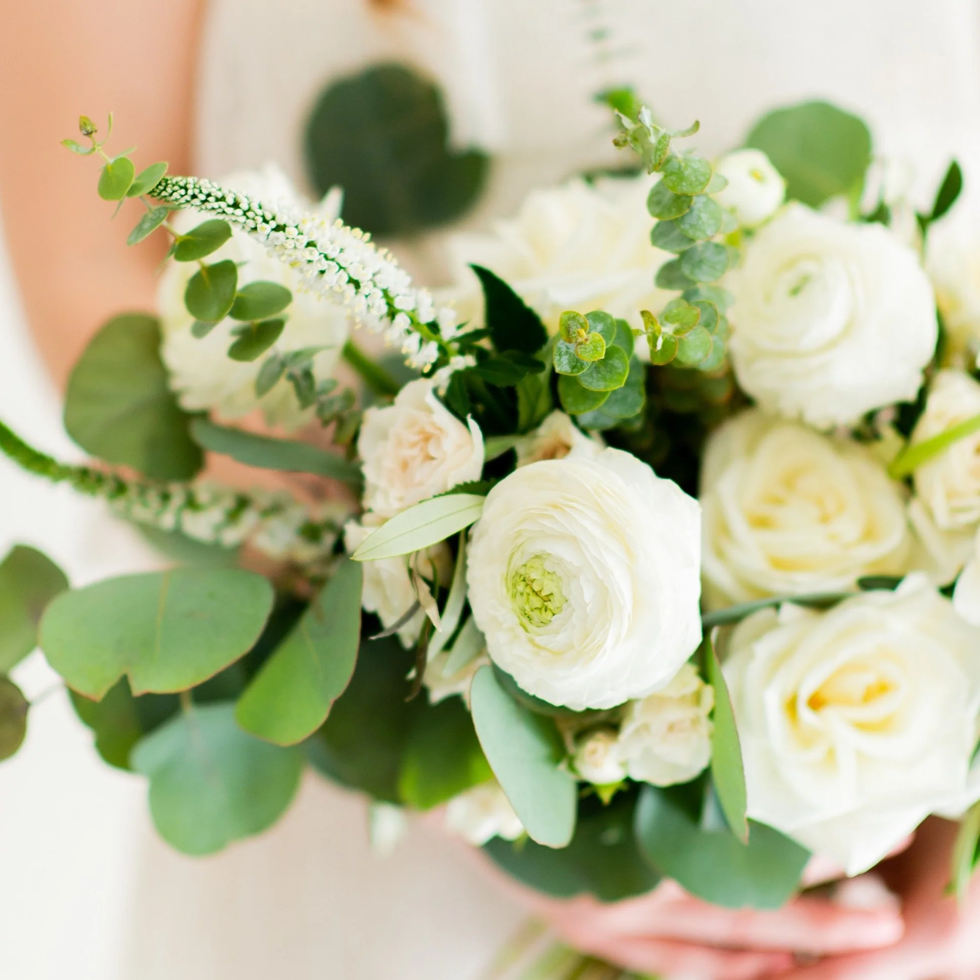 Cream and Sage Full DIY Bridal and 4-5 Bridesmaid Bouquets - Image 5