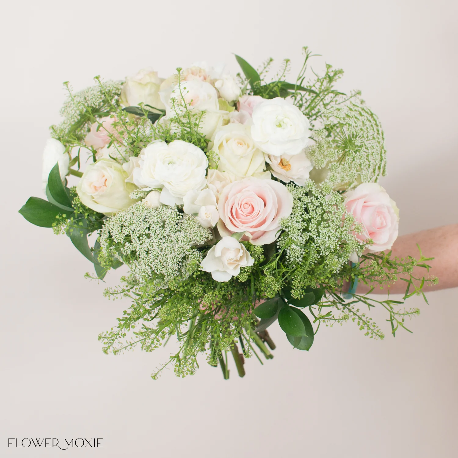 Soft Blush Bridal Bouquet - Image 4