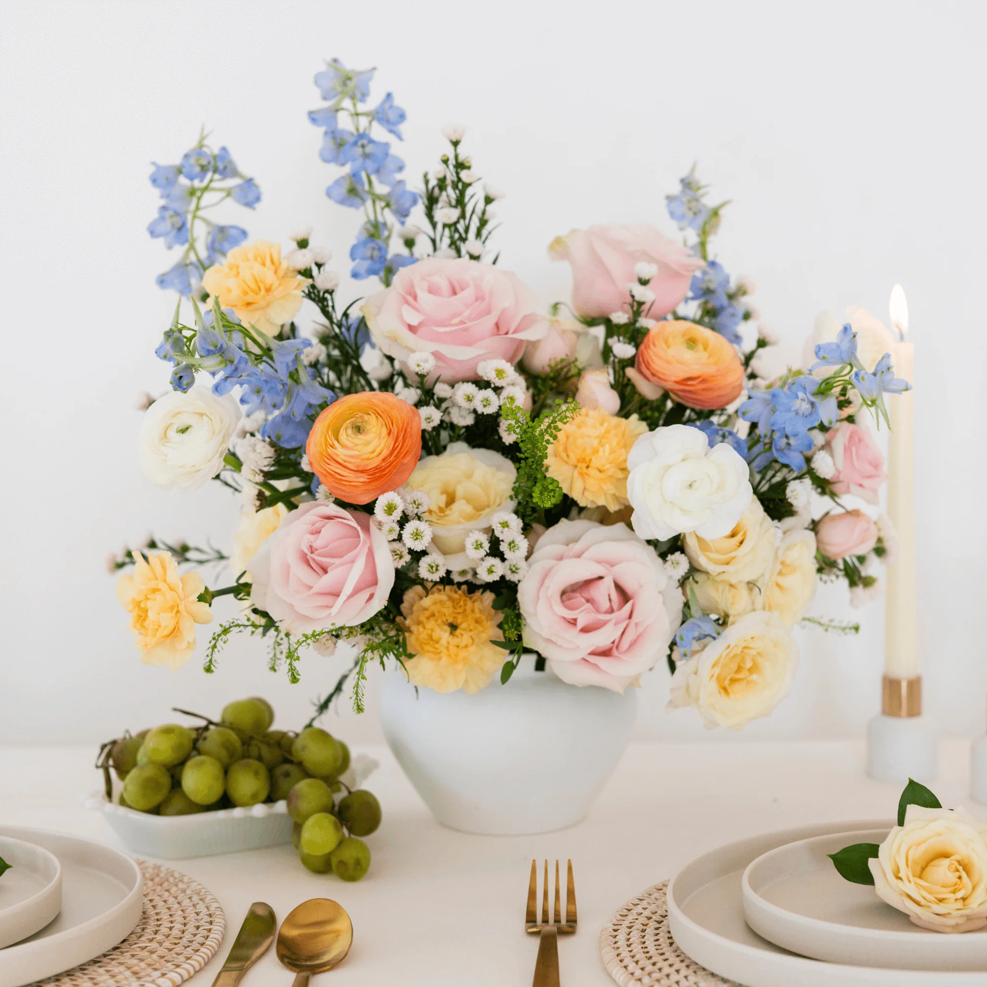 Soft Wildflower Premade Plus - 8 Centerpieces