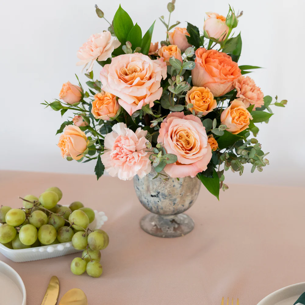 Apricot Haze Centerpiece