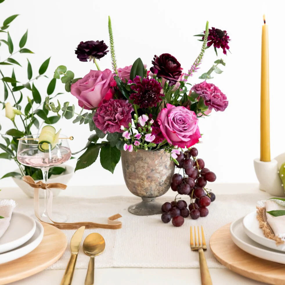 Sweet Plum Centerpiece