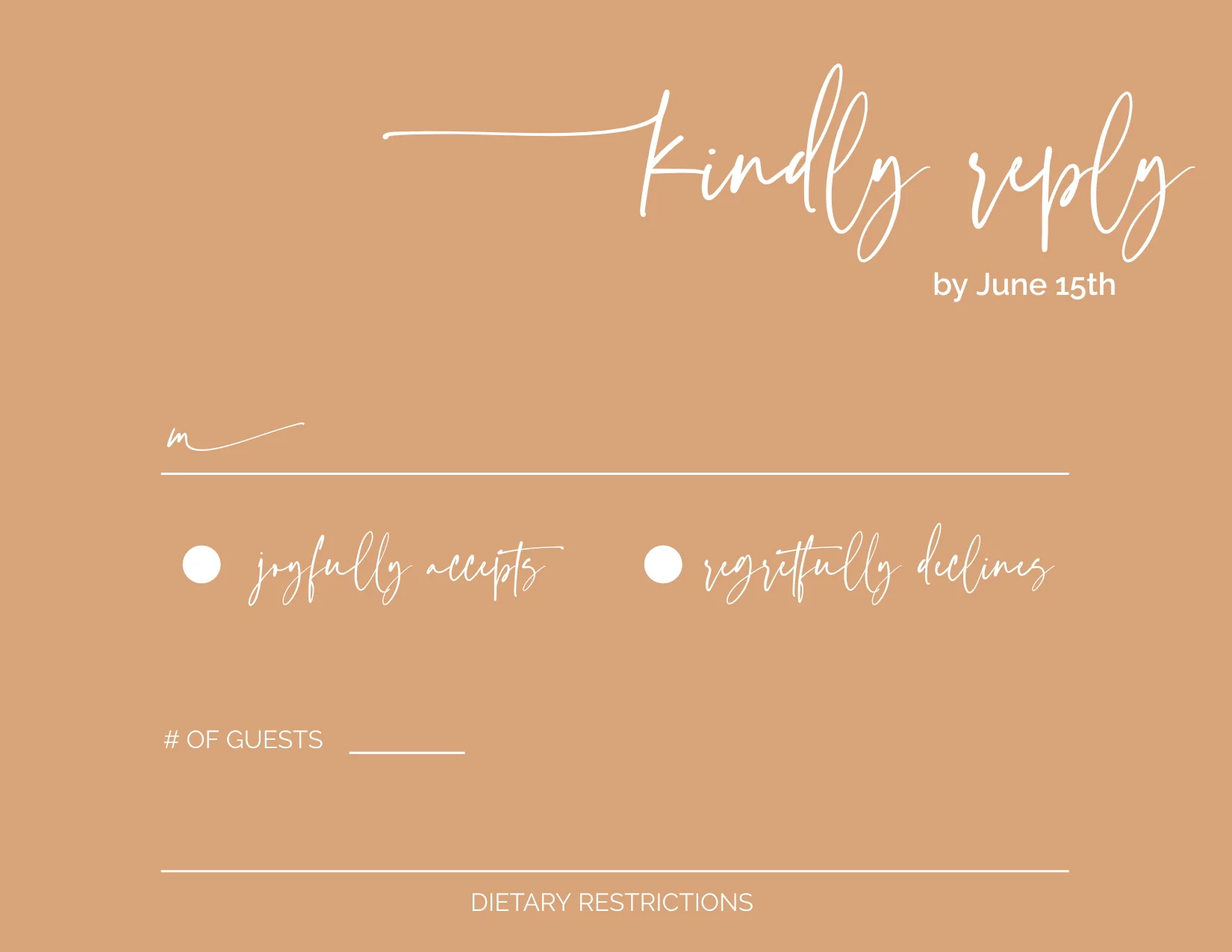 Terracotta Minimalist Invitation Suite Template - 025 - Image 8