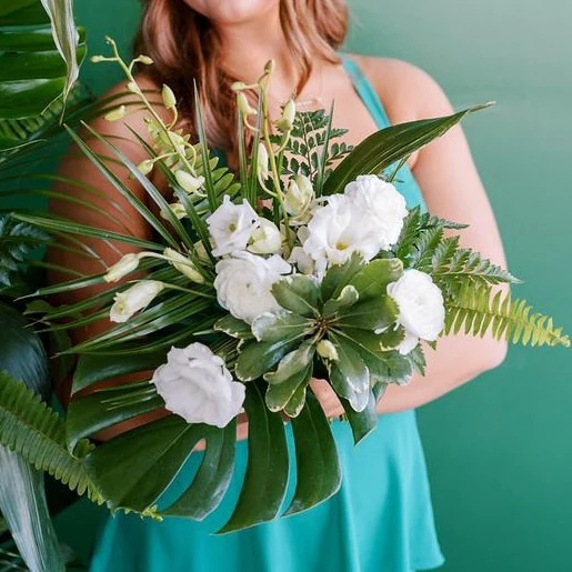 Tropical Minimalism Full DIY Bridesmaid Bouquets - Makes 5-6