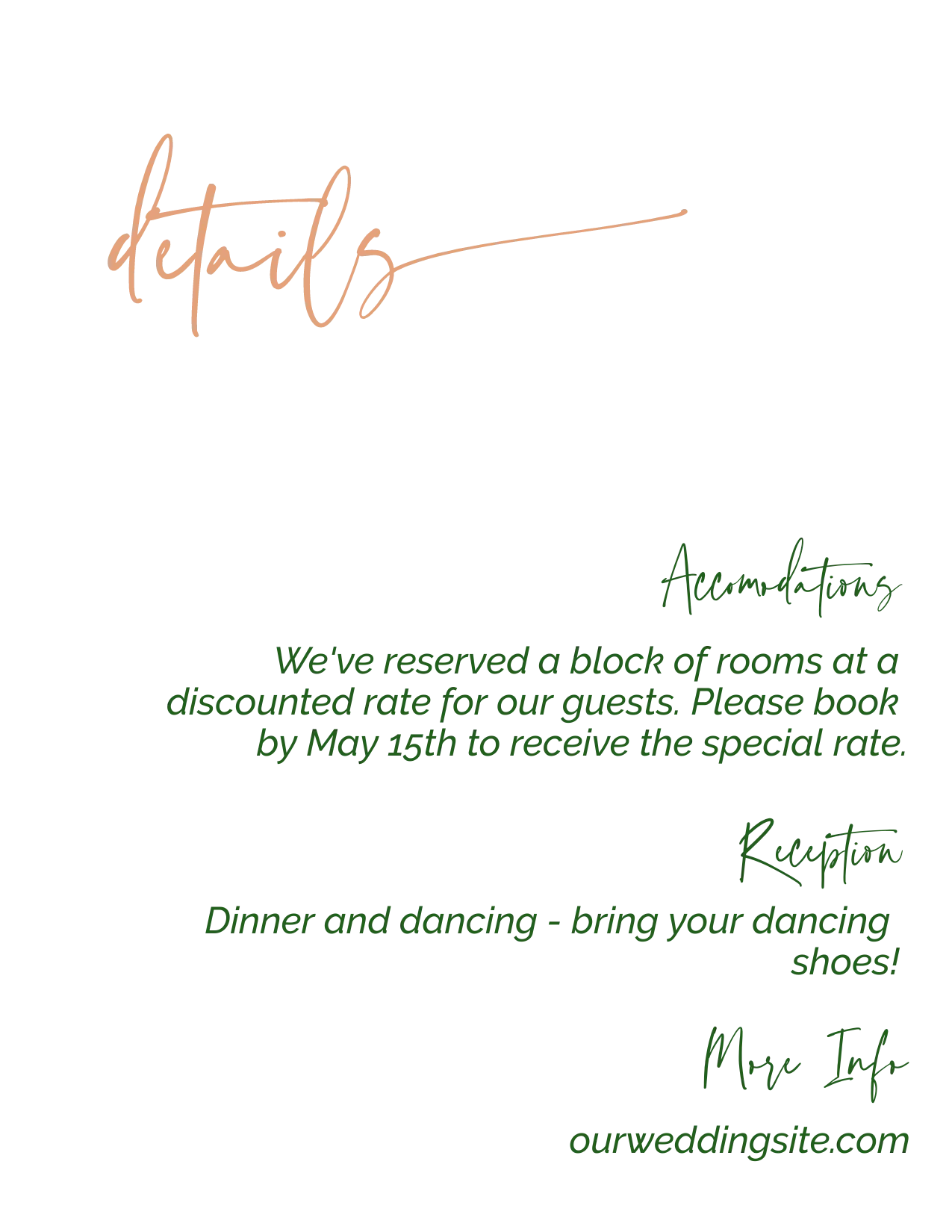 Tropical Nouveau Minimalist Invitation Suite Template - 025 - Image 7