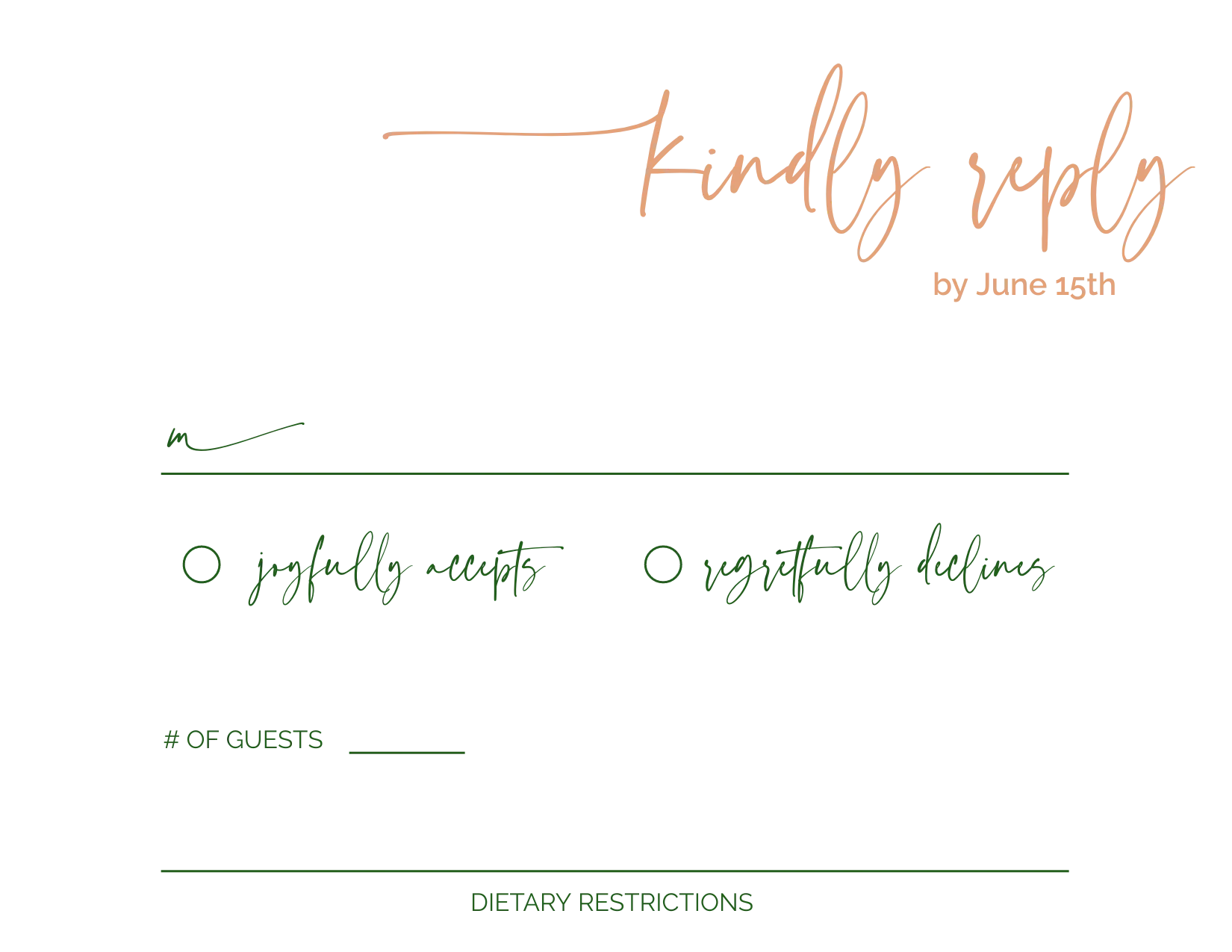 Tropical Nouveau Minimalist Invitation Suite Template - 025 - Image 8