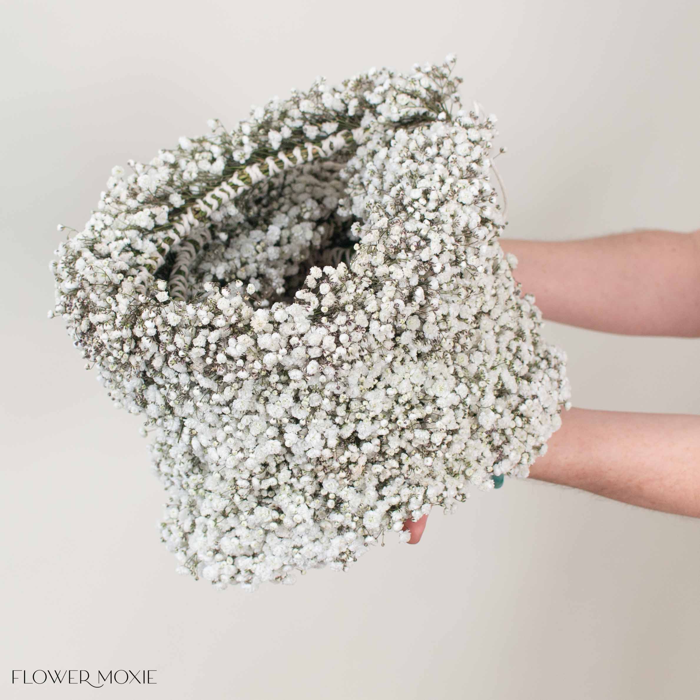 White Baby's Breath Flower Crown - Image 6