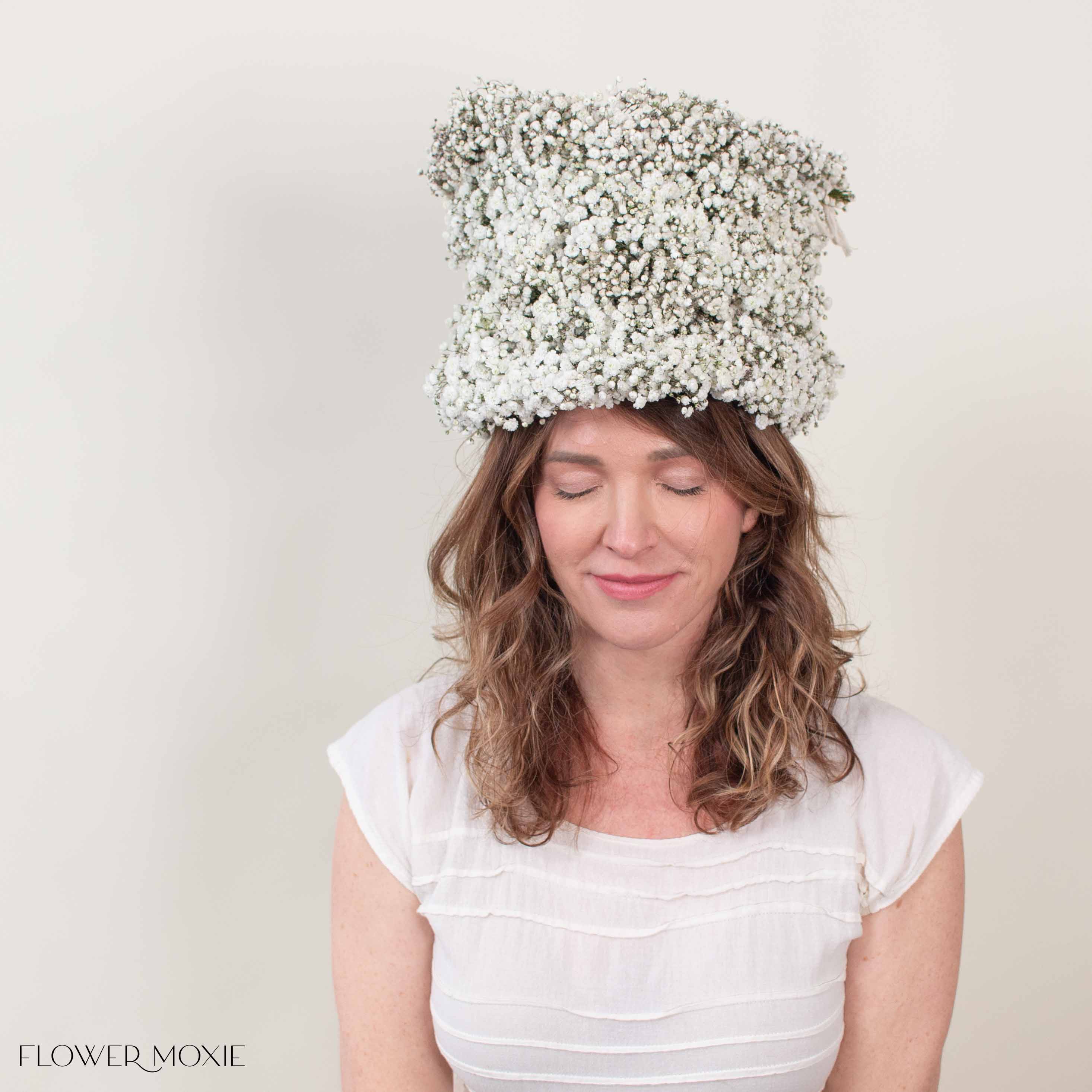 White Baby's Breath Flower Crown - Image 8