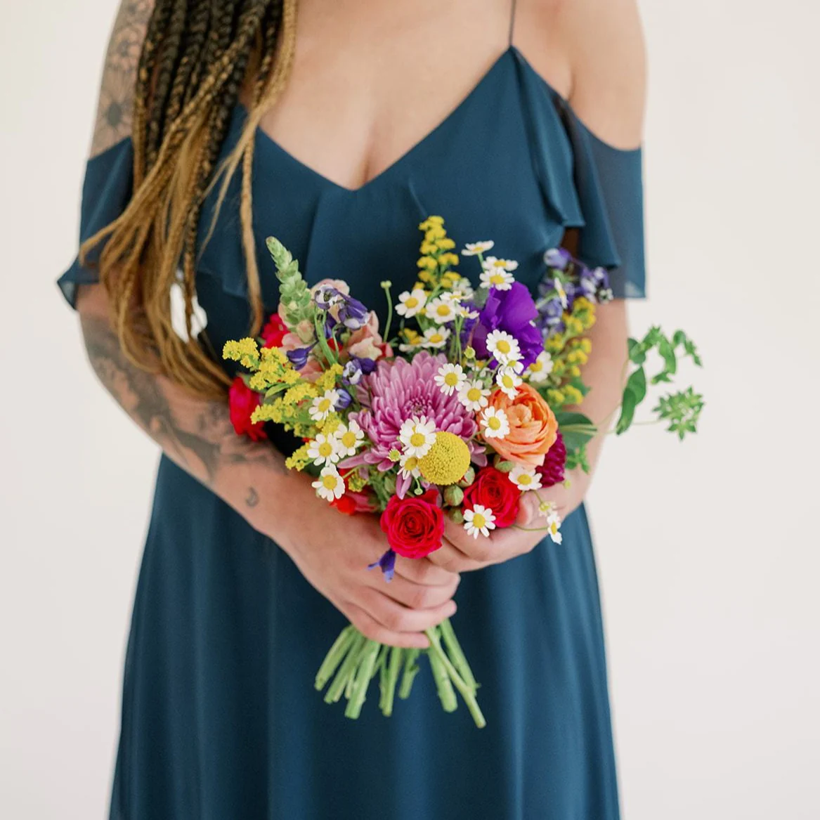 Wildflower Full DIY  Bridal and 4-5 Bridesmaid Bouquets - Image 4