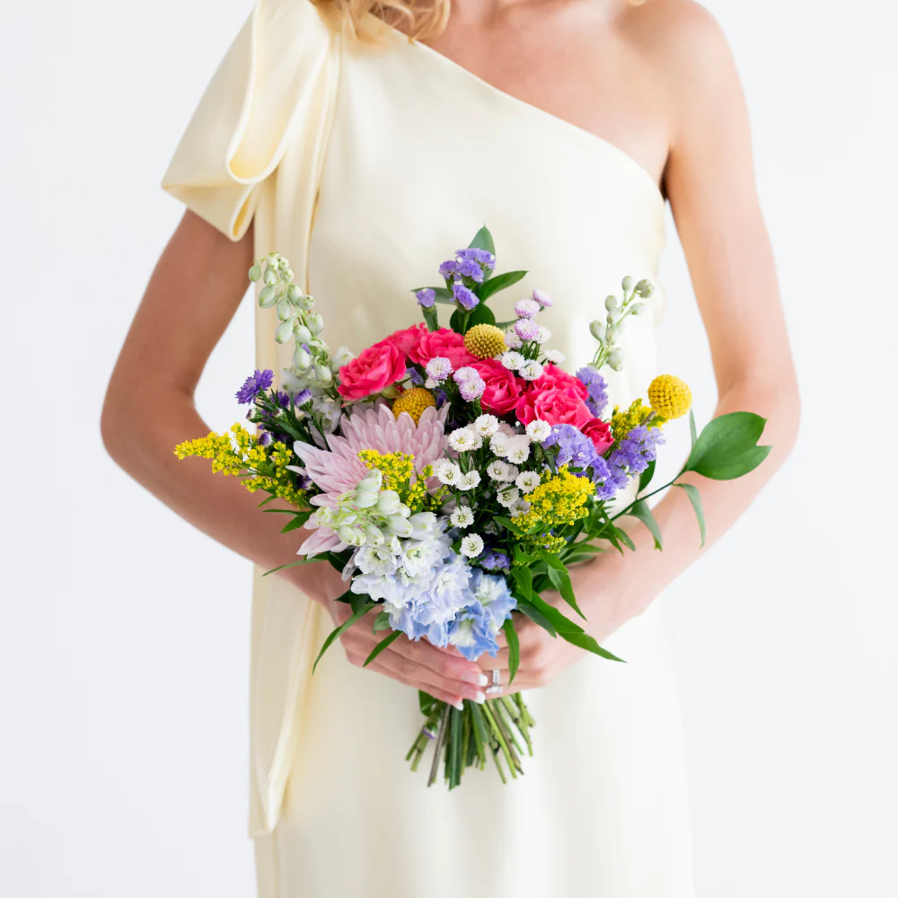 Colorful Wildflower Bridesmaid Bouquet