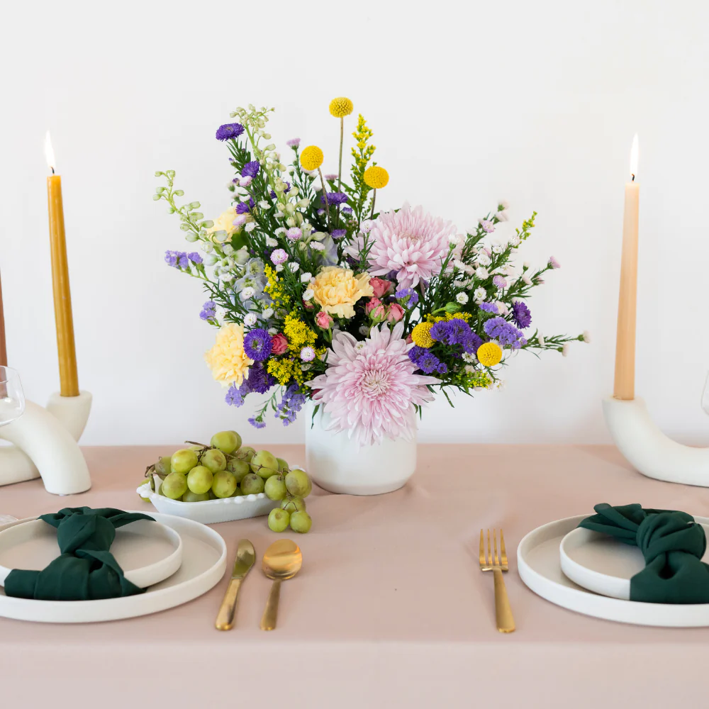 Colorful Wildflower Centerpiece