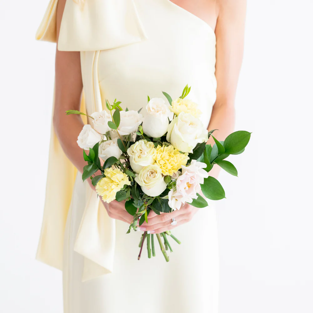 Cream and Honey Bridesmaid Bouquet